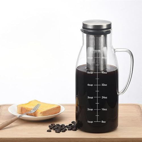 Image of Coffee Cold Extraction Pot 1.5L Cold Brew Coffee Maker for Garden Dining BarHome & Garden|Kitchen, Dining & Bar|Small Kitchen Appliances|Coffee & Tea Makers|Other Coffee & Tea Makers