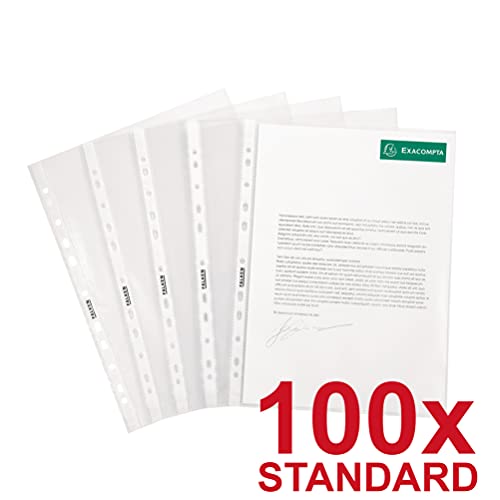 Fundas multitaladro A4 Exacompta para proteger hojas sin perforar el papel 2