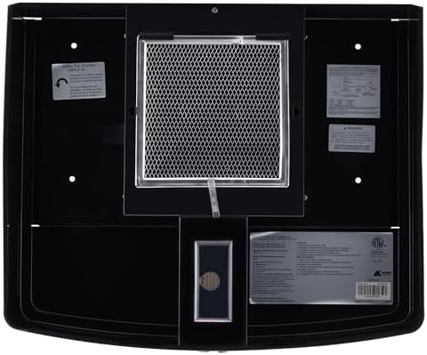 RecPro RV Under Cabinet Range Hood | 12V LED | Non-Ducted (Black) — view 7