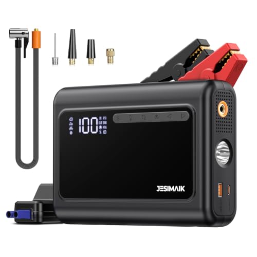 JESIMAIK �W�����v�X�^�[�^�[ GK01 ��C���꓋�� �y�i�g���E���d�r�z���S �s�R 17500mAh PL�ی����� �C���Ή��� 12V�ԗp | 10�N�ȏ㒷���� ���`�E���o�b�e���[���� �����e�i���X�s�v PD60W�}���[�d 1h���[�d 1800A�s