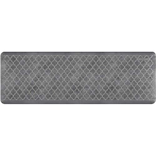 WellnessMats Trellis Collection Anti-Fatigue Floor Mat, Polyurethane – Ergonomic Support Pad for Home, Kitchen, Garage, Office Standing Desk – Water Resistant - Made in USA