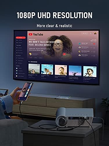 HDMI Adapter for iPhone to TV, YEHUA 1080P Lighting HDMI Digital AV Adapter Video & Audio Sync Screen Converter Plug & Play for iPhone, iPad to Projector, Monitor, HDTV