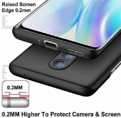 Image of Mobile Back Cover Case for Oneplus 8 | One Plus 8 | 1+8 (Silicone Case|CameraProtection|Black SC1510)