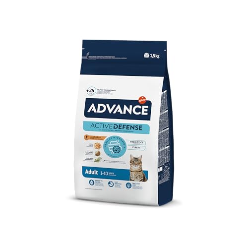 Advance Cat Adult, Pienso para Gatos Adultos con Pollo, 1,5kg