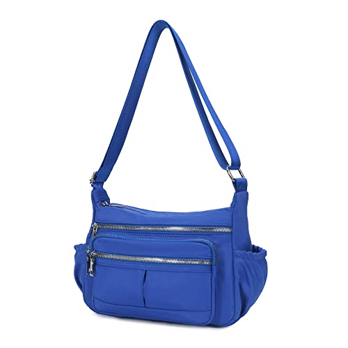 Chinllo Women Nylon Purse Multi Pockets Crossbody Bag, Roomy Shoulder Handbags Handle Strap Tote Satchel #TOP7