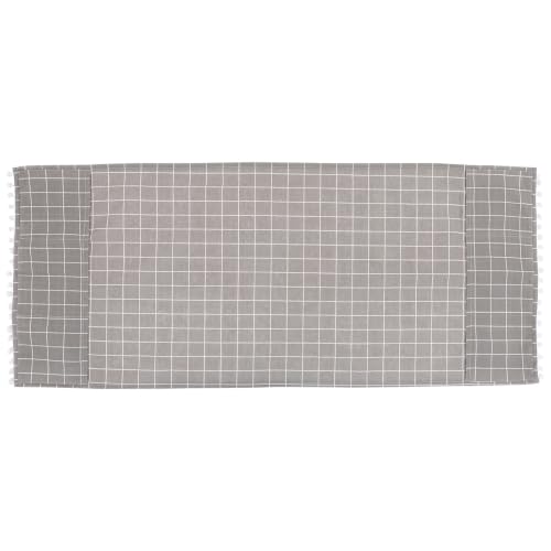 Cotton Linen Washer Dryer Cover with Side Pocket, Foldable Protector