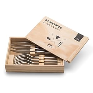 höfats Steakbesteck 8-teilig mit Holzkiste