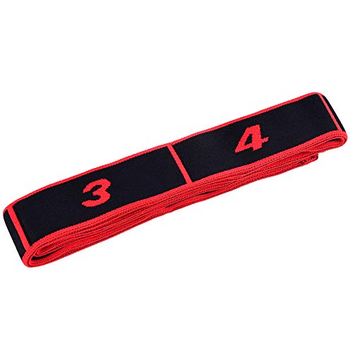 Andoer 11pcs Fintess Resistance Bands Set Workout Exercício Loop Bandas Yoga Stretch Stretch com bol