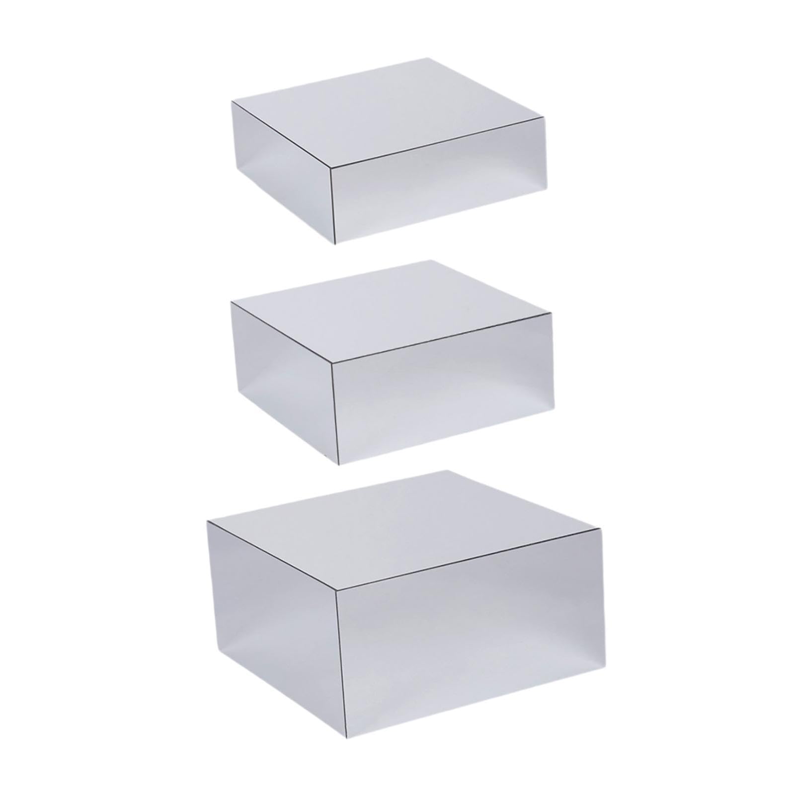 LIXSAZSE Buffet Riser Stands Food Platters Essential Addition To Event Elevating Food Presentation Standards Smooth Weddings Cupcake Candy Parties Brunch , 3 pcs