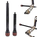 Sososhoot Archery 6″/8″ Bow Stabilizer- Carbon Fiber Bow Balance Bar for Recurve Bow Compound Bow Hunting (8'')