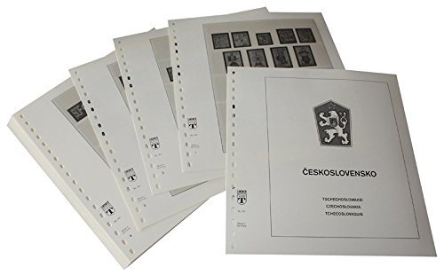 Album timbres Tchécoslovaquie feuilles Lindner pour compléter 1965