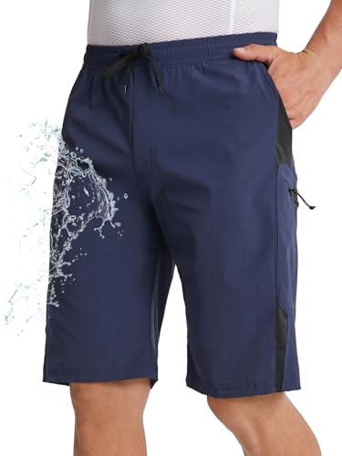 Short de vélo de montagne homme BERGRISAR ample outdoor multi-poches pour VTT et cyclisme
