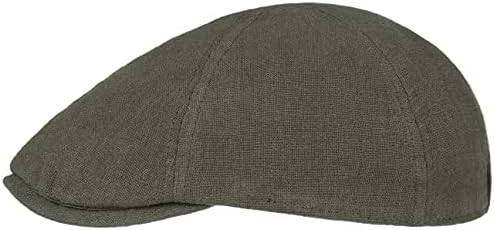 Lipodo 8 Panel Cord Flatcap Heren Pet Van Katoen Flat Cap Made In Italy Eenkleurige Herfstwinter Regular Fit Style Gevoerde Winterpet Xl 60 61 Cm Grijs 2861978109