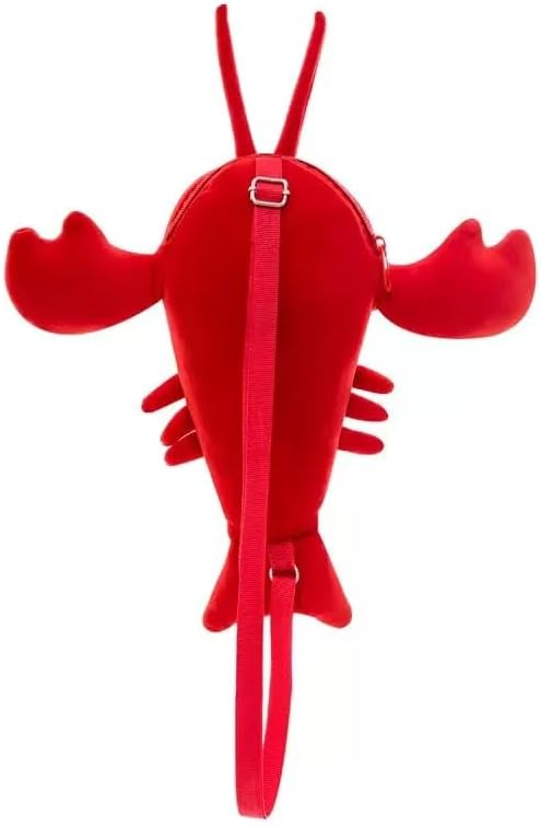Adorable Lobster Plush Shoulder Bag - Kawaii Animal Shape Crossbody Bag, Novelty Purse Wallet Messenger Bag - Image 4