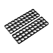 Fielect 10Pcs 3x10 فاصل خلوي 18650 بطارية ليثيوم حامل بلاستيكي لحزمة بطارية DIY 18.5mm حفرة ضياء
