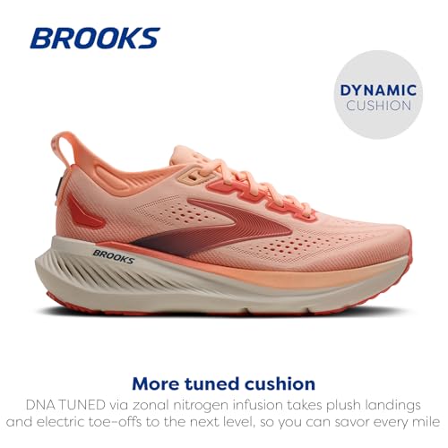 Brooks Women’s Glycerin 23 Neutral Running Shoe - Coral/Peach/Spellbound - 5 Medium - image 3