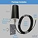 Proxicast Vandal Resistant Low Profile 4G/5G Omni-Directional Screw Mount Antenna - 10 ft Coax Lead - for Cisco, Cradlepoint, Digi, Pepwave, Sierra Wireless and Others (ANT-121-002)
