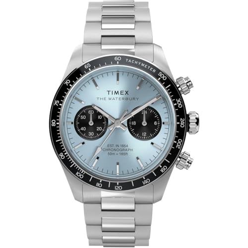 Waterbury Round 39mm Blue Dial Analog Men Watch - TW2Y70500UJ