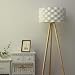 Produktbild FORWIN Stehleuchte- Europäischen Stil Stehlampe Wohnzimmer Vertikale Tischlampe Schlafzimmer Nachttischlampe Studie Leselampe Innenbeleuchtung (Farbe : Pine wood-Mobile Phone Contro switch)