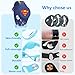 for Airtag Bracelet for Kids, Cute Cartoon Waterproof Air Tag Holder for Toddlers Wristband with Hidden Design, Soft Silicone Airtag Case for Child, Deep Blue