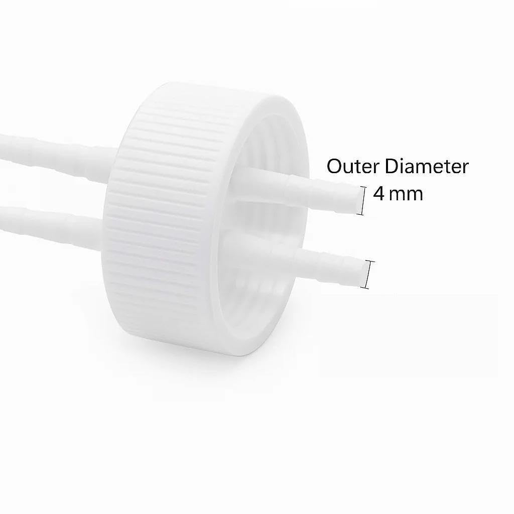Adaptateur de bouchon de bouteille de phase mobile en PTFE
