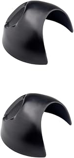 Beaupretty 2piezas Cueva De Plástico para Reptiles y Pequeños Animales Refugio Seguro y Decorativo para Terrarios y Acuarios Color Negro para Serpientes Arañas y Tortugas