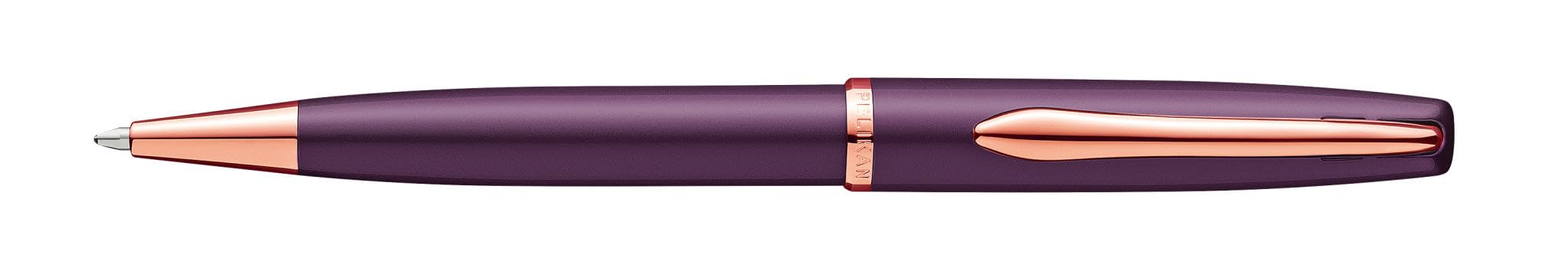 Pelikan Schreibset Fuellhalter & Kugelschreiber Jazz Noble Elegance Viola mit Gravur - laengliche Gravurflaeche