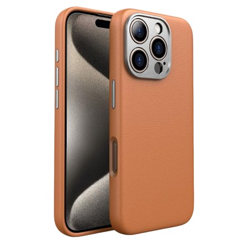 Étui fait main en cuir italien pour iPhone 16, un objet d'émotion