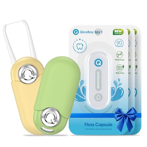 UpFlosser C1S fil dentaire automatique pack duo de 2 appareils réutilisables