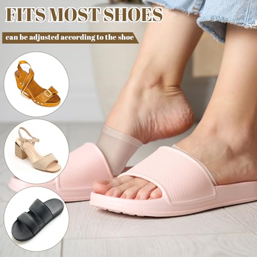10 Pairs Women's Slide Sandle Sock Open Toe Slide Liner Slipper Shoe Foot Protector No Show Toeless Half Socks4