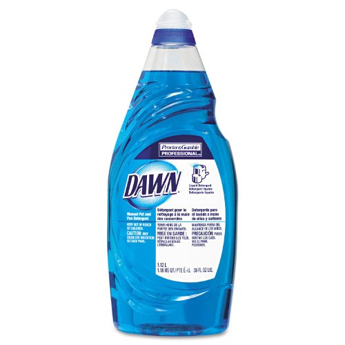 Dawn 45112 Liquid Dish Soap, 38 oz, Original, PK8, Blue image 2
