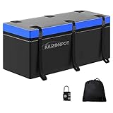 KAIZONPOT Hitch Cargo Carrier Bag Waterproof 16 Cubic Feet 58' x 19' x 24' Cargo Carrier Bag Waterproof Hitch Cargo Boxes with Luggage Lock Storage Bag