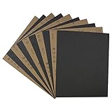 Feuilles abrasives de qualité supérieure : le carbure de silicone est recouvert de façon homogène par une plantation de sable électrostatique. Ainsi, il ne tombera pas, ne se déchirera pas ou ne s'effritera pas lors de l'utilisation.