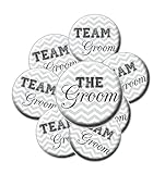 8 Chevron Team Groom Buttons - Bachelor Party Buttons - ChevronTeam Groom Buttons - Bachelor Party