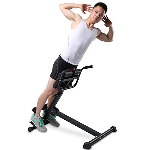 X Factor Hyperextension Roman Chair Adjustable Hyper Bench Heavy Duty Full Body Abdominal, Back, Hamstring Workout Bench Home Gym | Strength Training Back And Legs Machine Exercise Training Equipment #TOP6