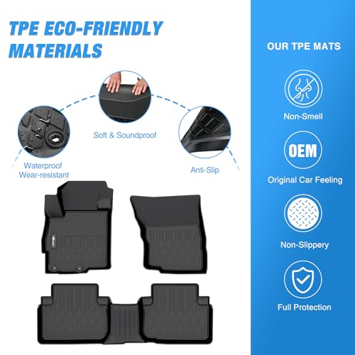 Image of Nilight TPE Floor Mats for Mitsubishi Eclipse Cross