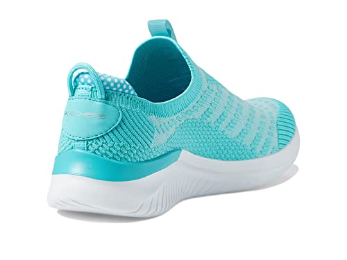 Skechers Skechers Kids Girls Ultra Flex 3.0 Sneaker, Turquoise, 10.5