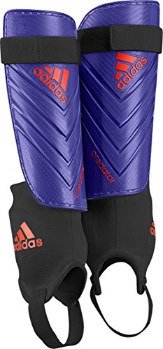 adidas Performance Predator Club Shin Guard, Night Flash Purple/Solar Red