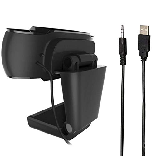 Lurrose 300000 Pixels Usb Webcam Computador Hd Streaming Cí¢mera Foco Automí¡tico Com Microfones par