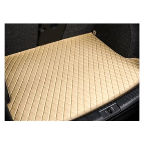 Tapis de coffre voiture en cuir beige pour Nissan Pulsar et Tiida C13 2014-2018