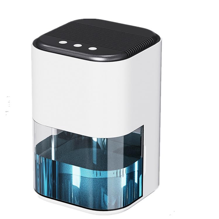 Dehumidifiers for Home 2L Dehumidifiers for Bedroom with Auto-Off 7-Color LED Portable Dehumidifier Quiet Energy Saving Small Dehumidifier for Bathroom Drying Clothes Office RV