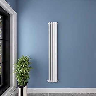 Acezanble∣White Radiators Single Oval Colum...,