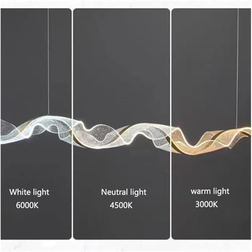 Lampes suspendues LED modernes de 200cm pour restaurant, café et chambre