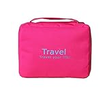 berlthyrox gewichtszunahme  Reise Kulturtasche, Reisetasche – wasserdicht – schwarz – 300ml Fassungsvermögen – mit Transportgriff