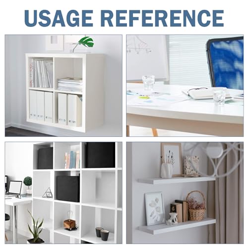 Kantenumleimer Selbstklebend, Kantenumleimer Weiß 18 mm x 6 m, Sicherer Halt ohne Bügeln, Umleimer Weiß zum Regalbretter, Holzplatten