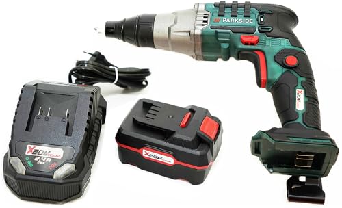 Caratteristiche della batteria: potente batteria agli ioni di litio con indicatore di stato a 3 livelli, bilanciamento delle celle, maggiore durata della batteria, maggiore durata della batteria e durata grazie alle celle uniformemente sollecitate, sfrutta al massimo il potenziale di carica, batteria compatibile con tutti i dispositivi della serie PARKSIDE X 20 V Team/Dati tecnici batteria: tipo: ioni di litio, tensione nominale: 20 V, capacità: 4 Ah, 10 Celle, 80 Wh, materiale: plastica, dimensioni: circa 126 x 71 x 84 mm. Peso: circa 712 g
