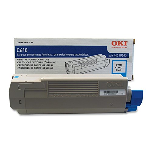 Toner cyan 44315303 pour impression de rapports et dossiers pros