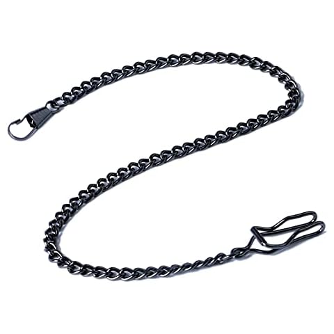 AdorabFruit 4 Colors Pocket Watch Chains Top Grade Waist Chain For Watch Pocket Watch Accessories (Color : Black) Cover