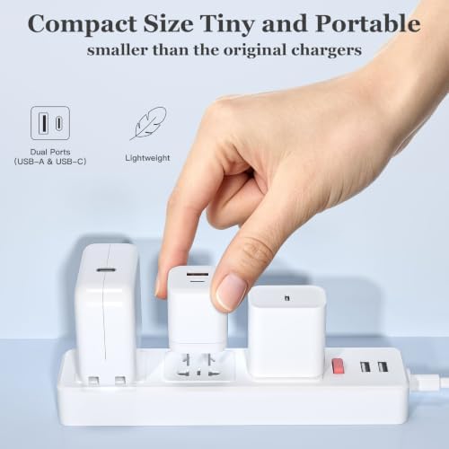 33W USB C Charger for iPhone 17 Fast Charging 2Pack Nylon Braided Cable 6FT — view 2