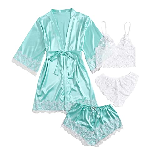 Ensemble nuisette soie femme avec short tenue de nuit unie pour vos week-ends cocooning